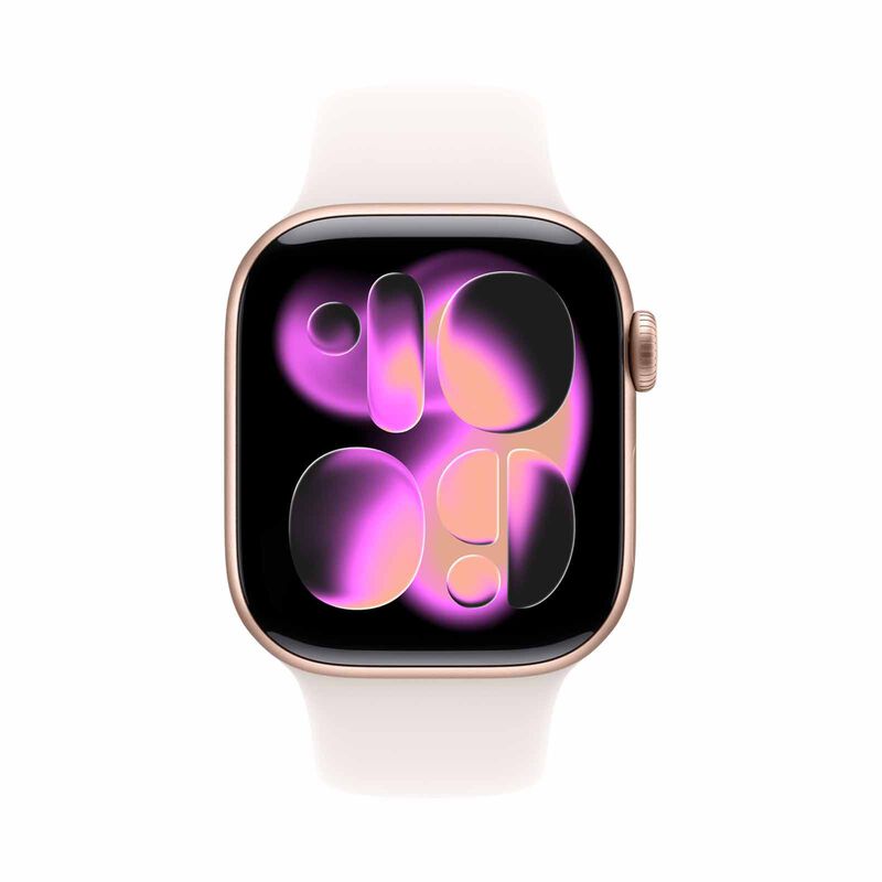 APPLE Watch Series 11 Gps + Cellular 42mm Rose Gold Aluminium Case With Light Blush Sport Band - S/m MF8E4X/A-image 2
