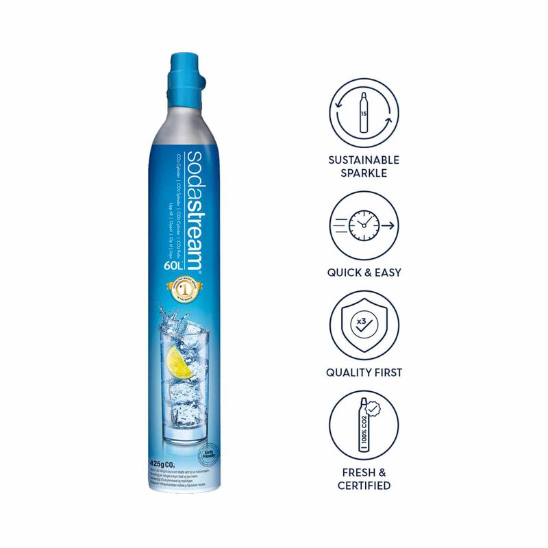 SODASTREAM Exchange Cylinder (60l) - (1-on-1 Exchange Required) EXCHANGE CYLINDER 60L - 1082250650-image 2