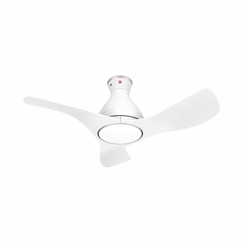 KDK 40 In Dc Ceiling Fan With Light (white) F40GP (WH)-image 1