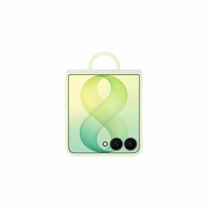 SAMSUNG Galaxy Z Flip8 Silicone Ring Magnet Case Mint EF-EF776CGEGWW-image 2
