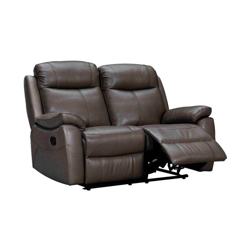 2rr-m Seater (fl) Dk Mocha Full Leather Recliner Sofa DRESDEN-image 3
