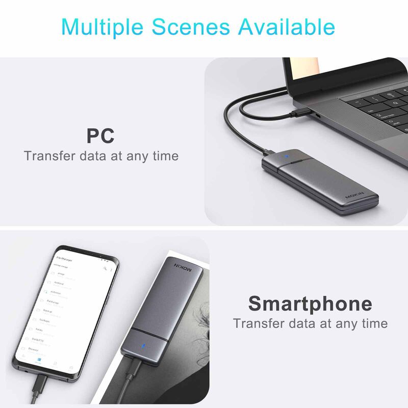 MOKIN M.2 Nvme&ngff Enclosure *support Usb3.1 10gbps MK-SKUD0501-image 10