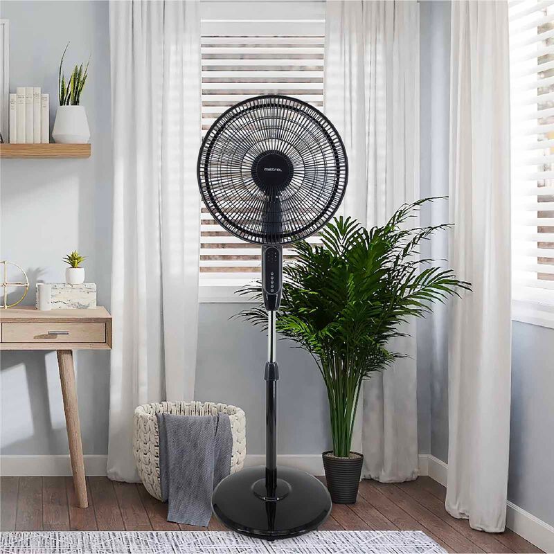 MISTRAL 16 In Dc Stand Fan With Remote Control -black MSF1610DR-BK-image 5