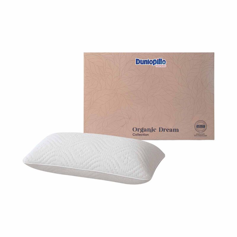DUNLOPILLO Pure Serenity Pillow - Firm - 100% Pure Natural Latex ORGANIC DREAM-image null