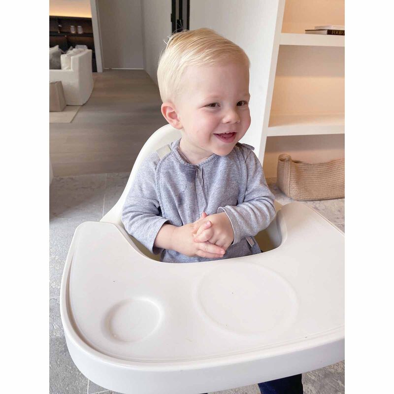 CHILDHOME Feeding Tray + Silicone Placemat - White (online) EVOLU HIGH CHAIR-image 2