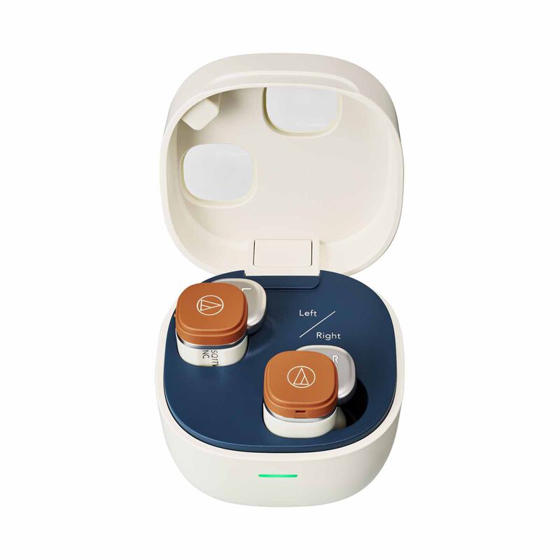 AUDIO TECH True Wireless With Active Noise Cancellation - White Camel ATH-SQ1TW2NC WCM-image 1