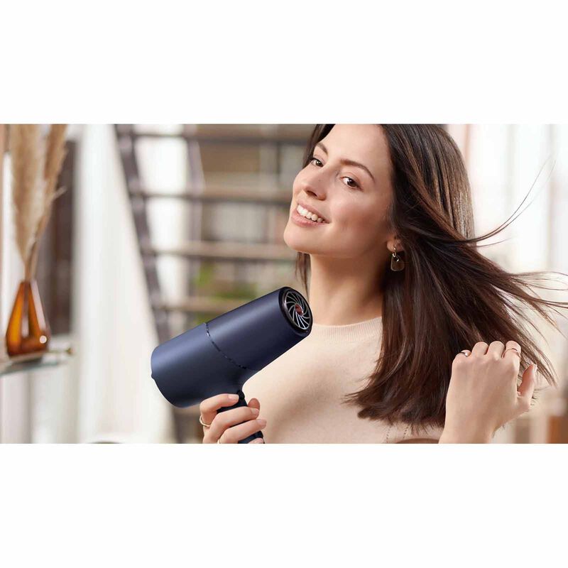 PHILIPS Series 5000 Hair Dryer (2300w) - Blue & Metallic BHD510/03-image 2