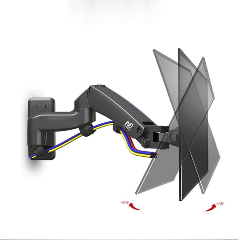 NORTHBAYOU Monitor Bracket Fit 17in - 35in Hold 3 - 12kg F150 MATTE CHARCOAL-image 2