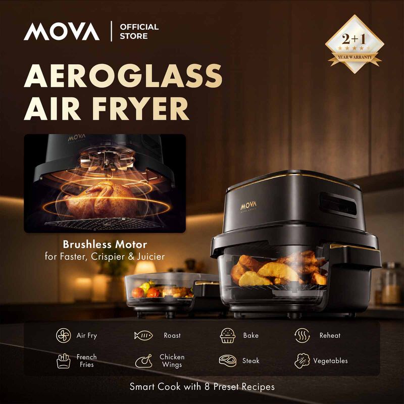 MOVA Aeroglass Air Fryer (4.0l) MV-AF20PROAF-image 3