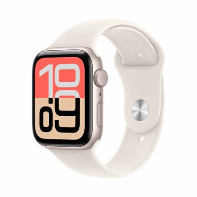 APPLE Watch Se 3 Gps 44mm Starlight Aluminium Case With Starlight Sport Band - M/l MEHJ4X/A