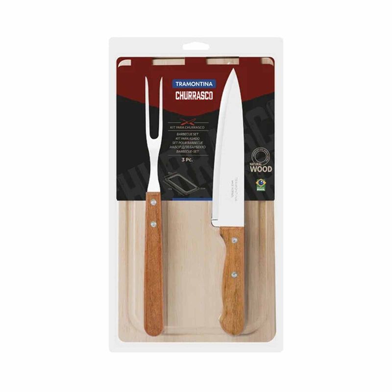 TRAMONTINA Churrasco Barbecue Set, 3 Pcs, Stainless Steel 22399036-image 2
