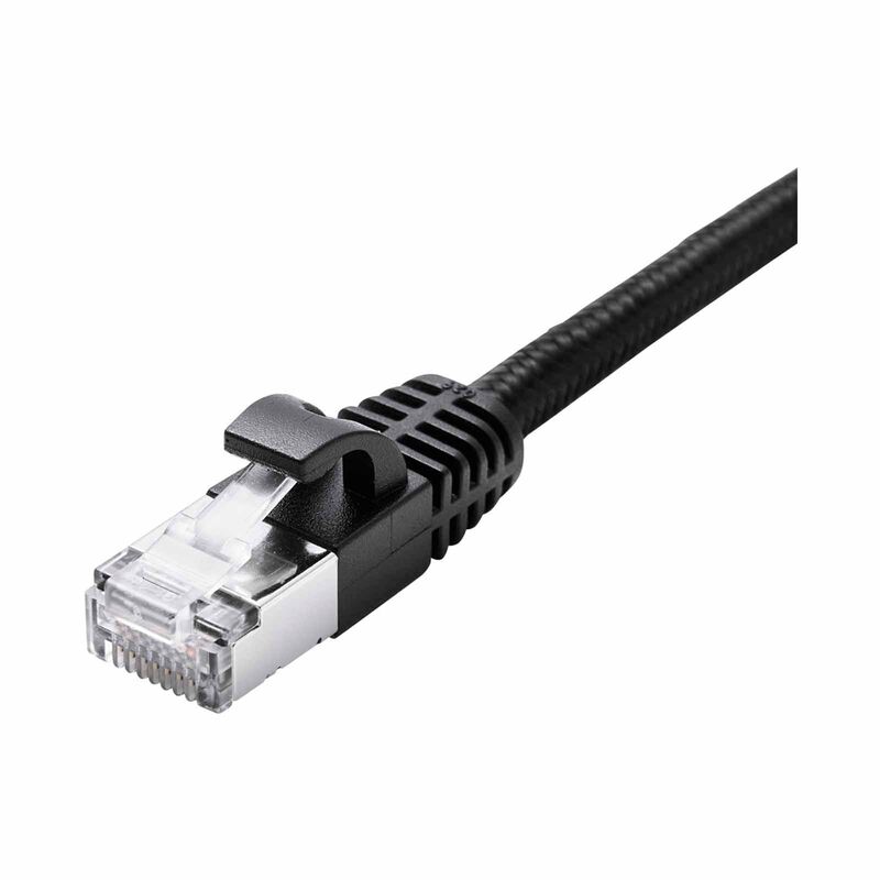 ELECOM Cat 7 Lan Cable Mesh 5m - Black LD-TWSM/BK50-image 5