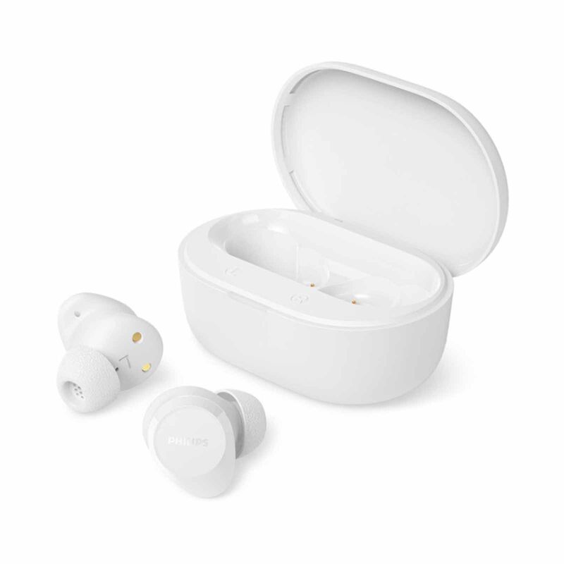 PHILIPS Wireless In-ear Bud, 10mm Drivers, Bt6.0, Ipx4 Splash TAT1300WT/97-image 3