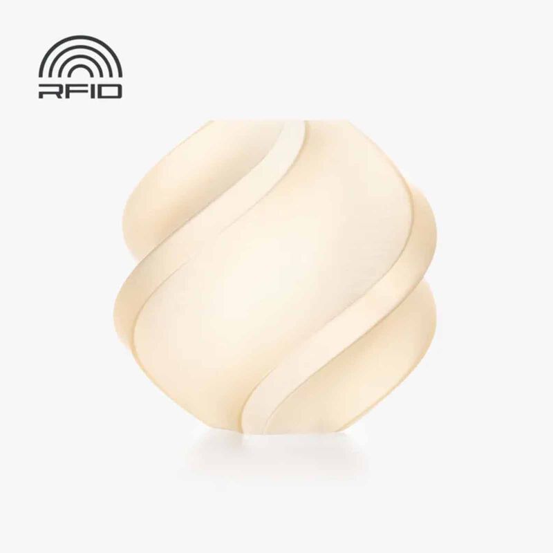 BAMBU LAB Filament Pla Translucent - Mellow Yellow - With Reusable Spool BAM-A17-Y0-1.75-1000-SPL-image null