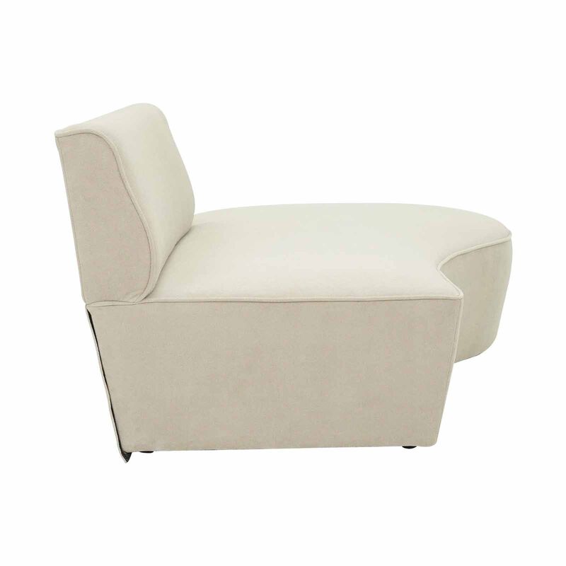 MUZE Left Chaise (fab) Taupe NIKKI-image 8