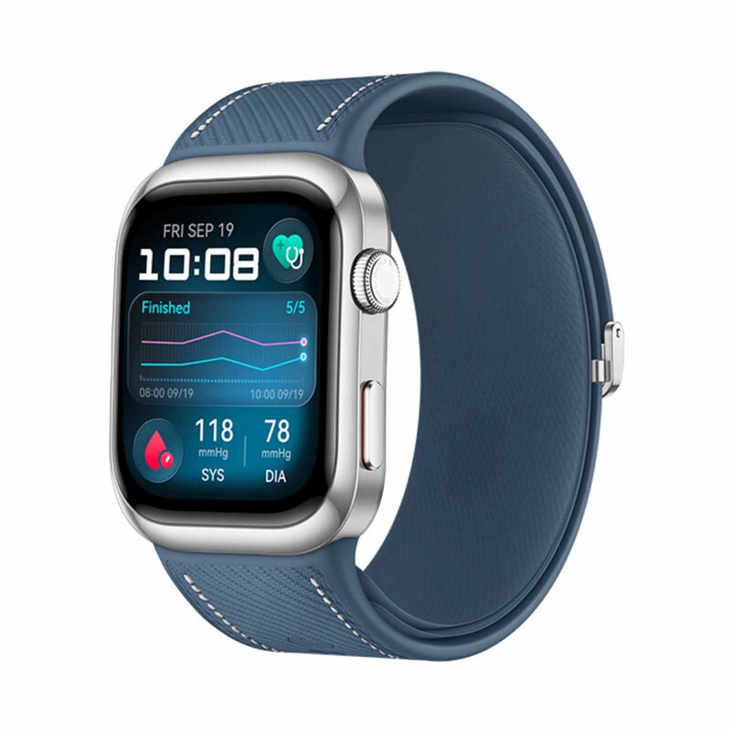 HUAWEI Watch D2 Black Aluminum Alloy Case, Blue HW-LUCA-B29-BLUE-image 3