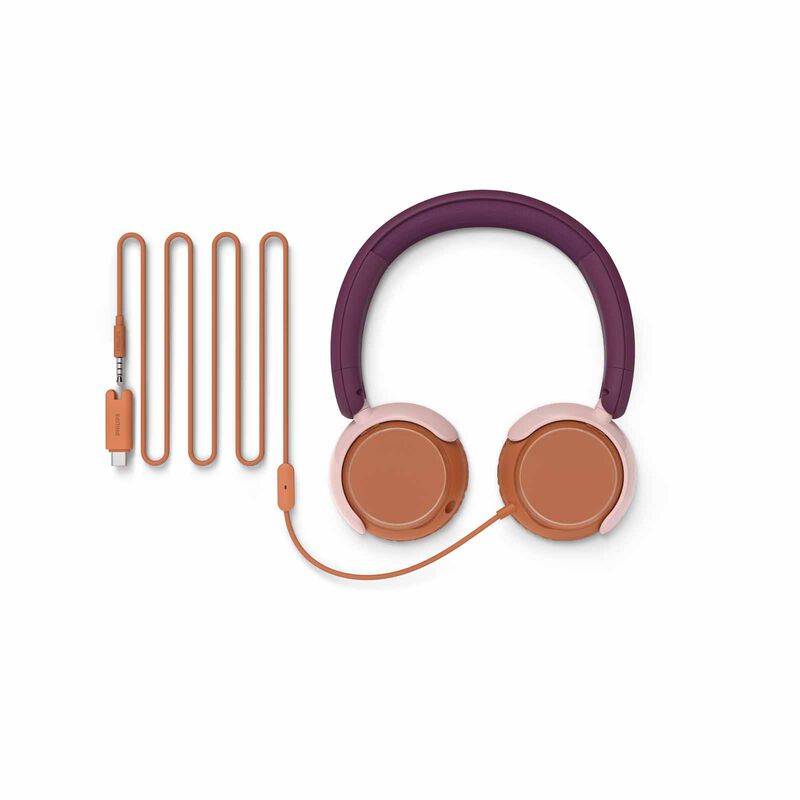 PHILIPS Kids Wired On-ear Headphones Magenta Purple TAK2000MP/00-image 7