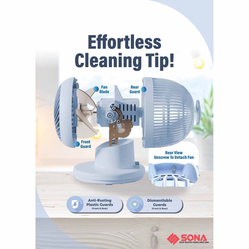SONA 6 In Dc High Velocity Fan With Remote Control STC1321DC-image 9