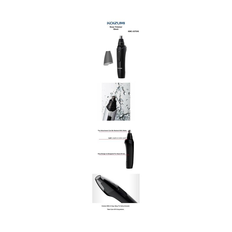 KOIZUMI Mens Nose Shaver KMC-0370/KD-image 5