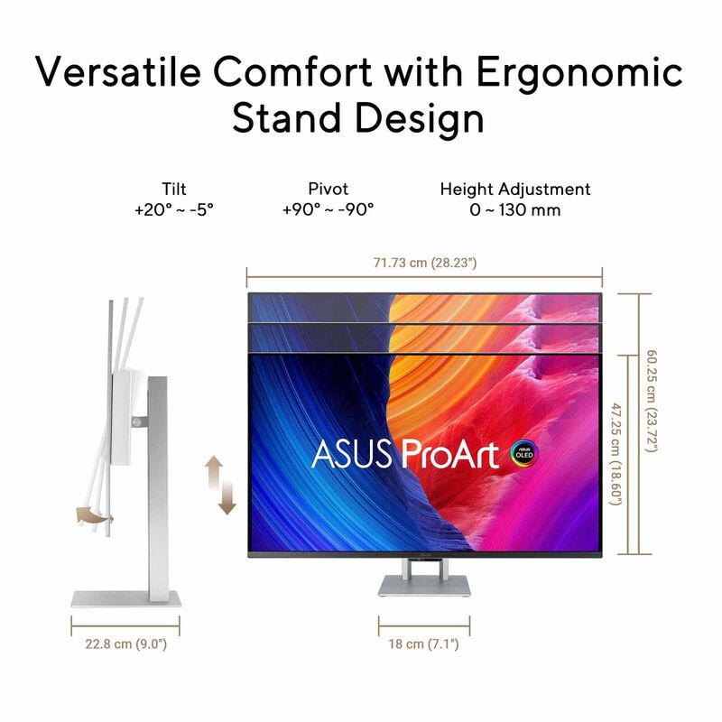 ASUS 31.5in Proart 4k 240hz Monitor PA32UCDM-image 7