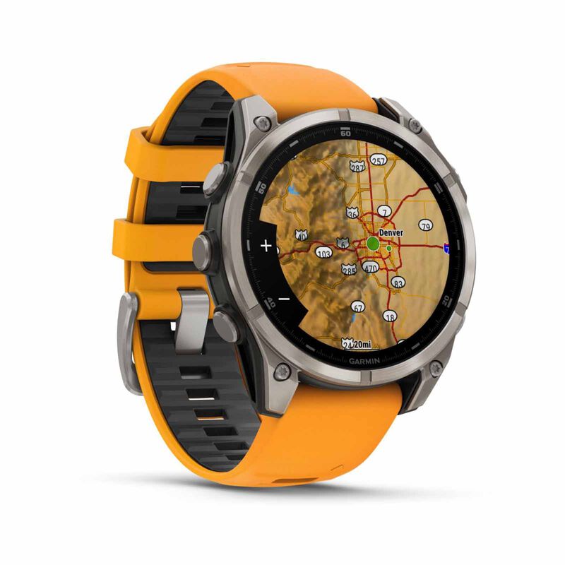 GARMIN Fenix 8 47mm Sapphire Amoled Edition, Graphite/orange GM-010-02904-19-image 3