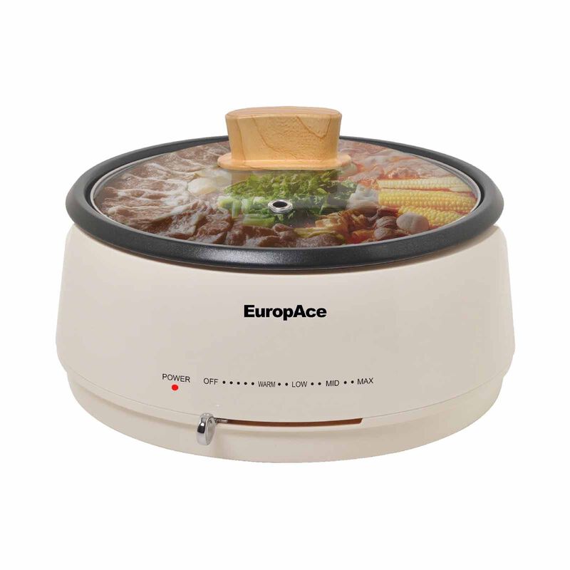 EUROPACE 7-in-1 Multi-cooker Hotpot (4.0l) 1300w - Ivory EMC3401D-image 1