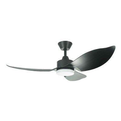 D'FAN 46 In Dc Ceiling Fan With Light (black) SPACE46-BK