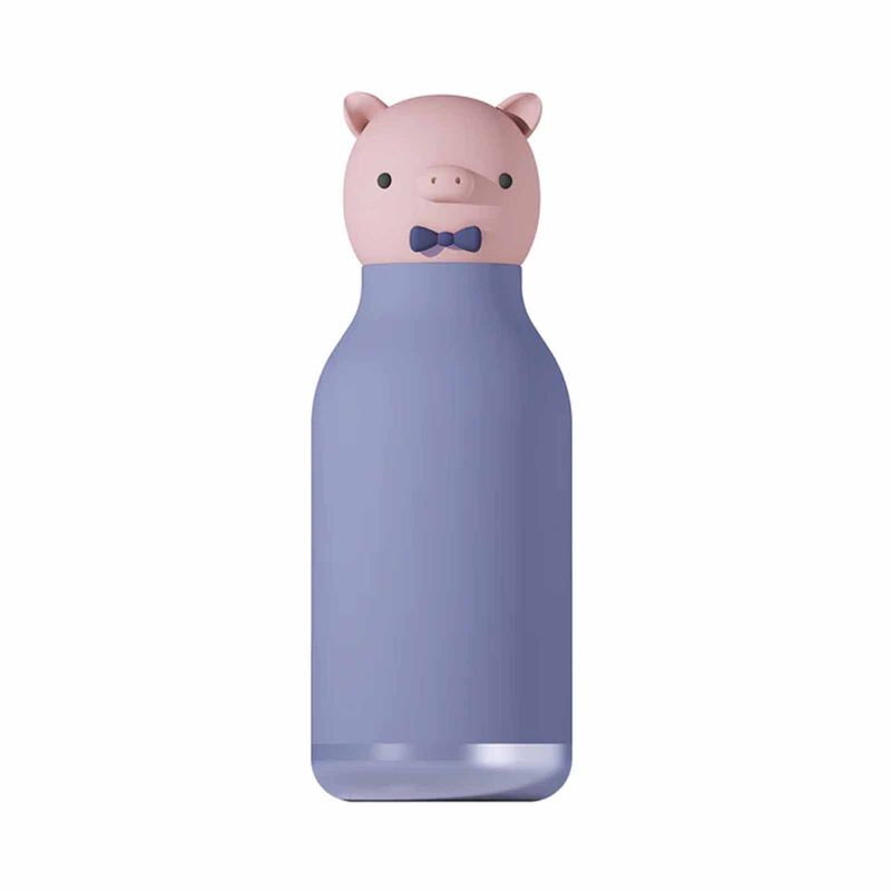 ASOBU Bestie Insul S/s Water Bottle ( Piggy W/brush) ASBV05835-image 2