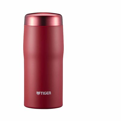 TIGER 240ml Vacuum Insulated Stainless Steel Bottle - Dark Red MJF-A024 (RF)
