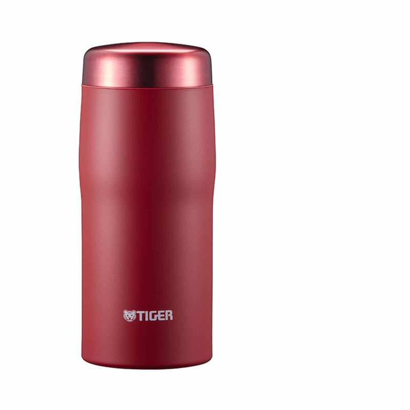 TIGER 240ml Vacuum Insulated Stainless Steel Bottle - Dark Red MJF-A024 (RF)-image 1