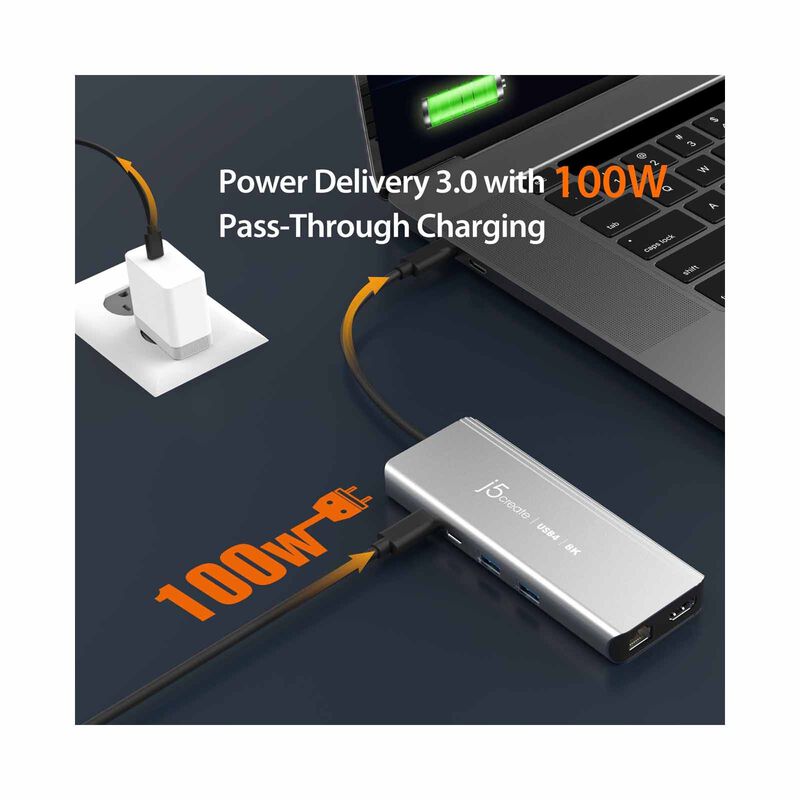 J5CREATE Usb4 8k Multi-port Hub JCD403-image 7