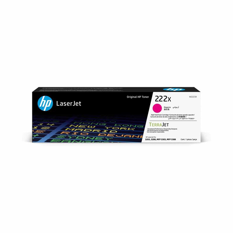 HP 222x High Yield Magenta Original Laserjet Toner Cartridge HP 222X MAGENTA-image null