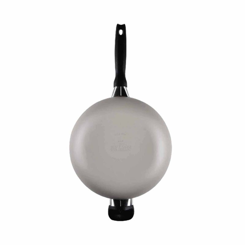 MEYER Bauhaus Nonstick 26cm/3.8l Chef's Pan W Helper Handle (warm Grey) 13767-image 3