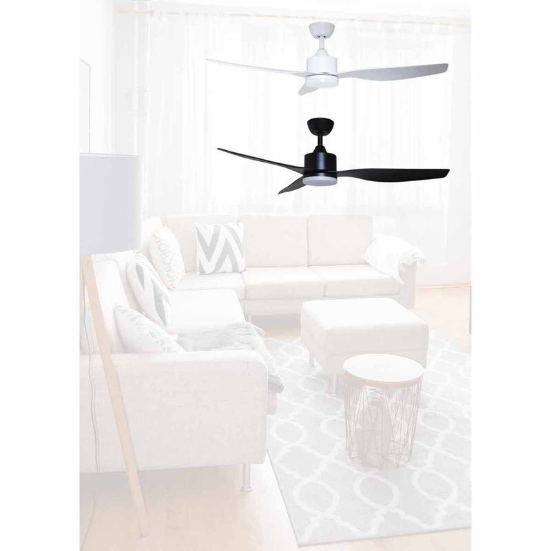 FANZTEC 45 In Dc Ceiling Fan With Led Light (matt Black) AIRMASTER 45" MATT BLACK-image 3