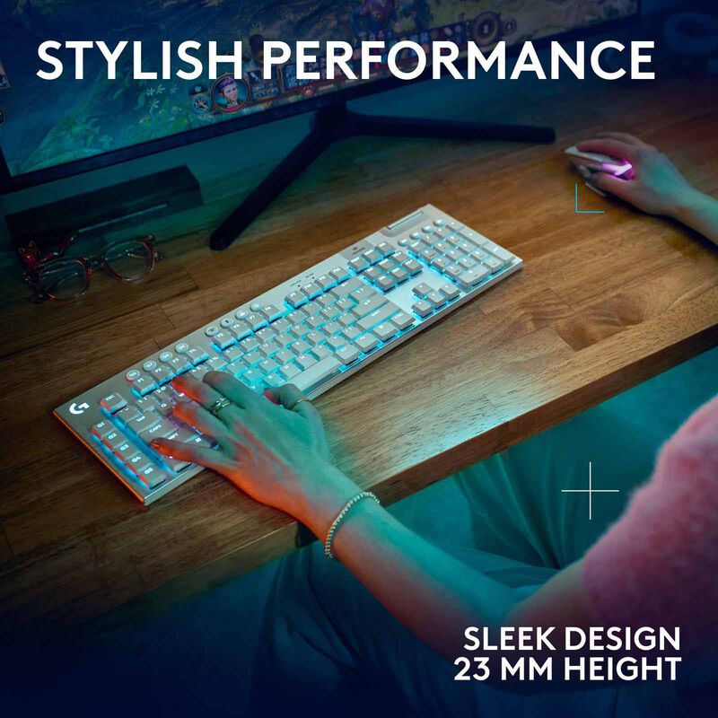 LOGITECH G915 X Lightspeed White Keyboard Gl-tactile 920-012691-image 11
