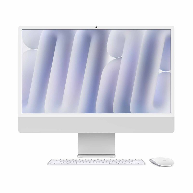 APPLE 24-inch Imac Apple M4 Chip With 8-core Cpu And 8-core Gpu, 16gb, 256gb Ssd - Silver MWUC3ZP/A-image 1