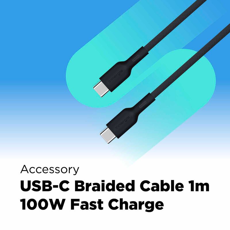 INNERGIE Usb-c To Usb-c 100w Cable 1m (black) ACC-S100NB TA-image 4