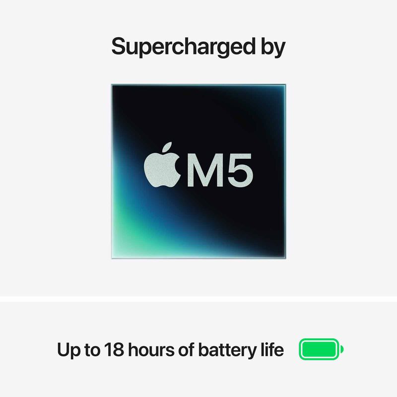 APPLE 15-inch Macbook Air: M5 Chip With 10-core Cpu And 10-core Gpu, 24gb, 1tb Ssd - Silver MDVC4ZP/A-image 9