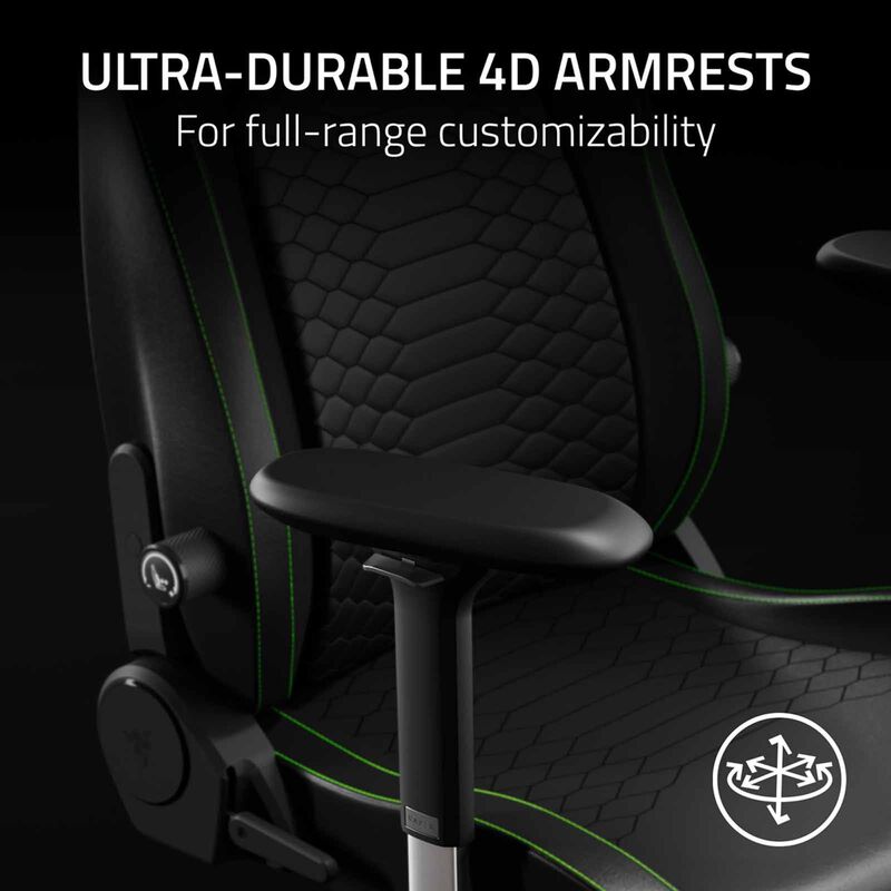 RAZER Iskur V2 Newgen - Ergonomic Gaming Chair W Breathable Comfort - Quartz RZ38-04900900-R3CA-image 7