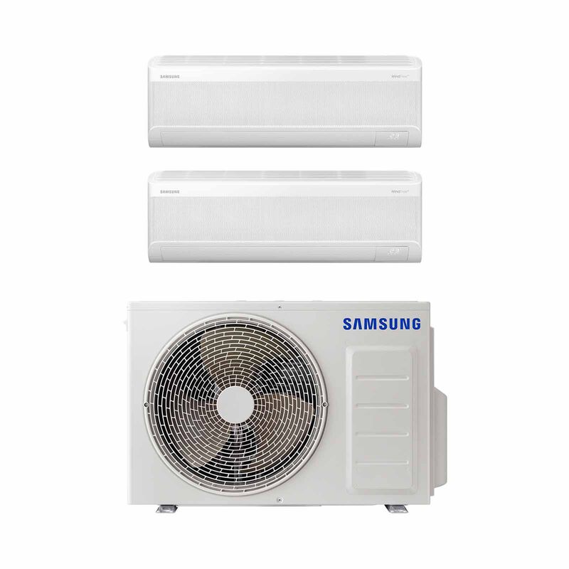 SAMSUNG Samsung System 2 Aircon 4.5kwh Cu (9000btu X 2) AJ045DCJ2KF/SP +AJ009DBAPKF/SP X 2-image 1