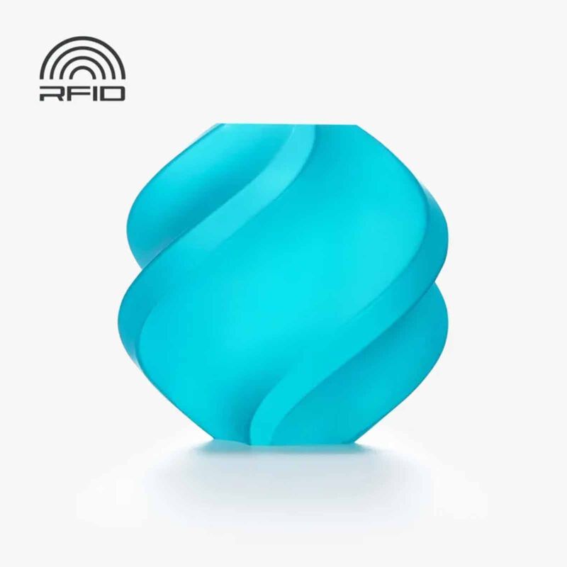 BAMBU LAB Filament Pla Translucent - Teal - With Reusable Spool BAM-A17-B2-1.75-1000-SPL-image null