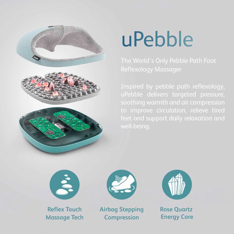 OSIM Upebble Foot Reflexology Massager + Ucozy Cushion (cream) Multi-functional Massage Cushion OS-3261 + OS-2252P-image 12