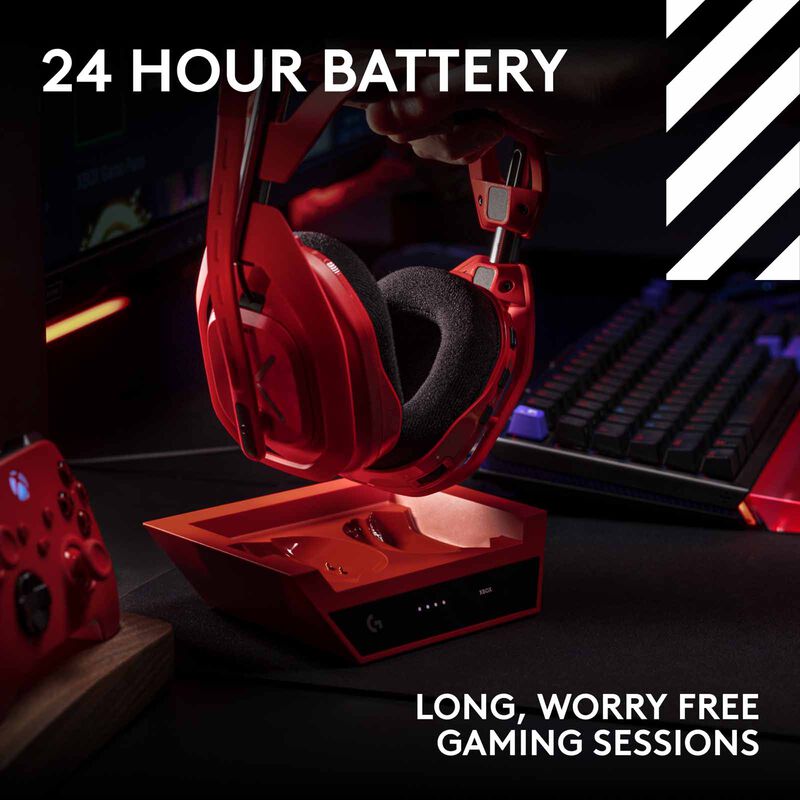 LOGITECH G Astro A50 X Lightspeed+base Station Mars Red 939-002283-image 13