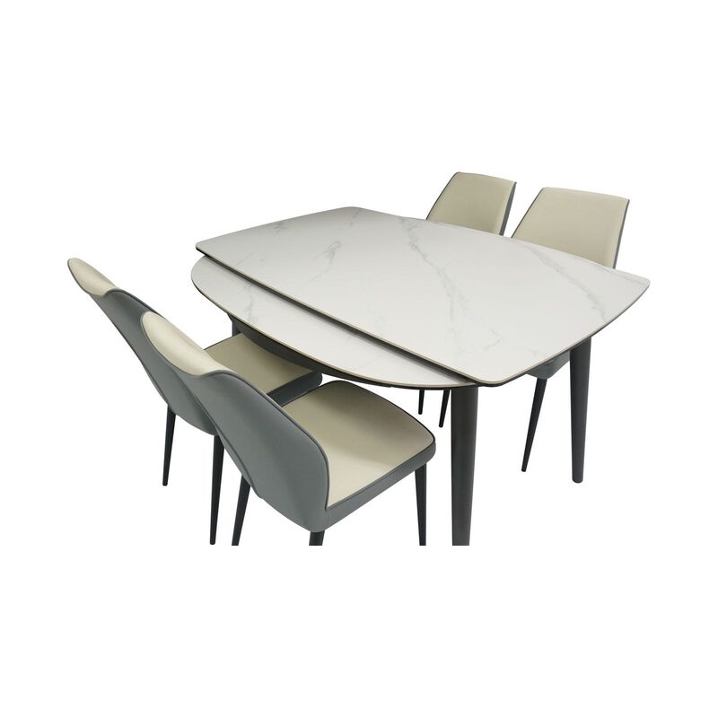 MUZE 5 Piece Extendable Dining Set ODIN + ITALO-image 9