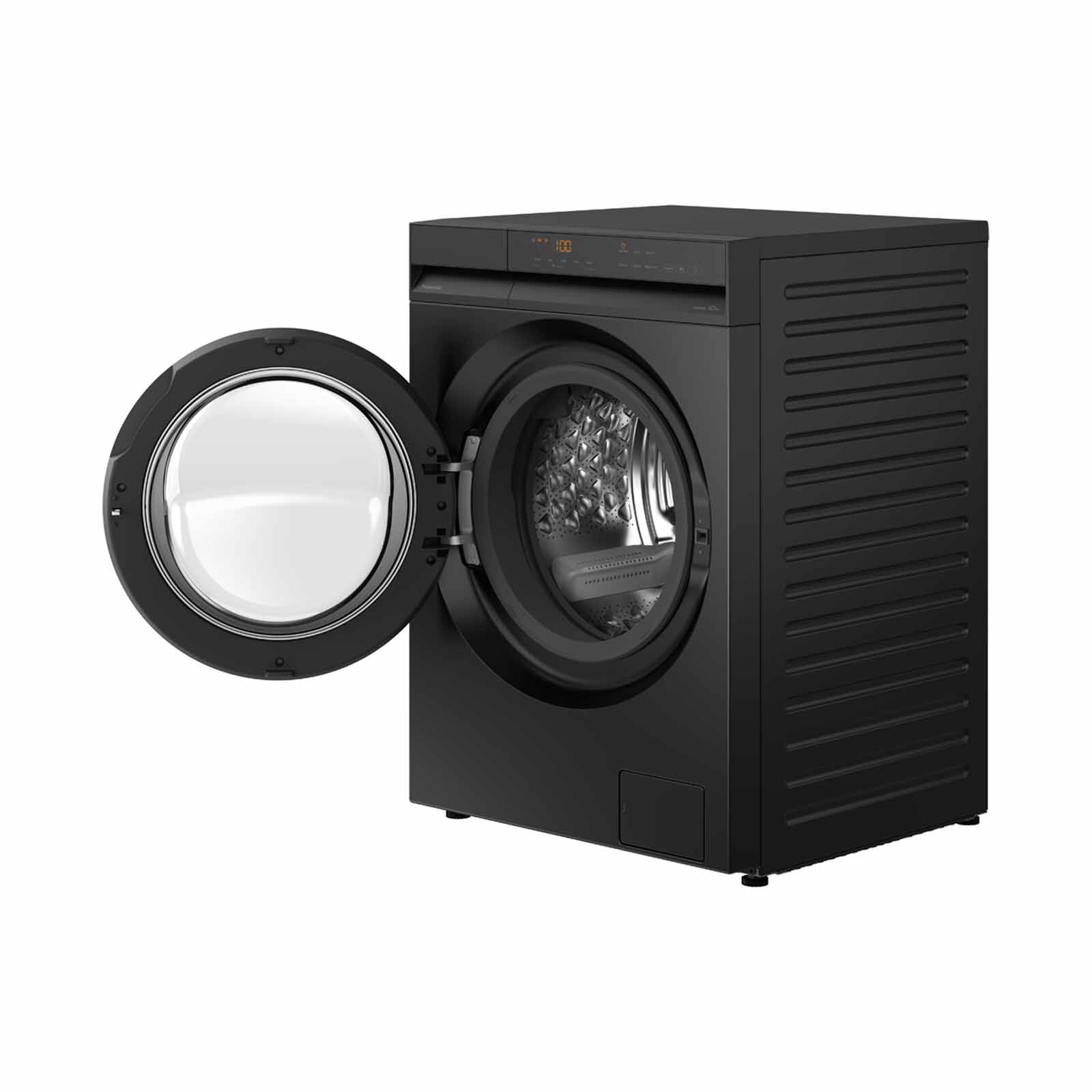 Shop PANASONIC Front Load Washer With Auto Clean - Black (10kg) NA