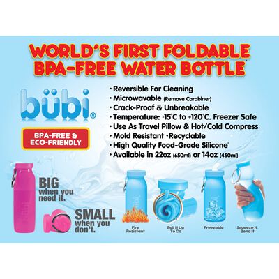 BUBI Bubi Bottle (22 Oz)-smoke SCRUNCHABLE