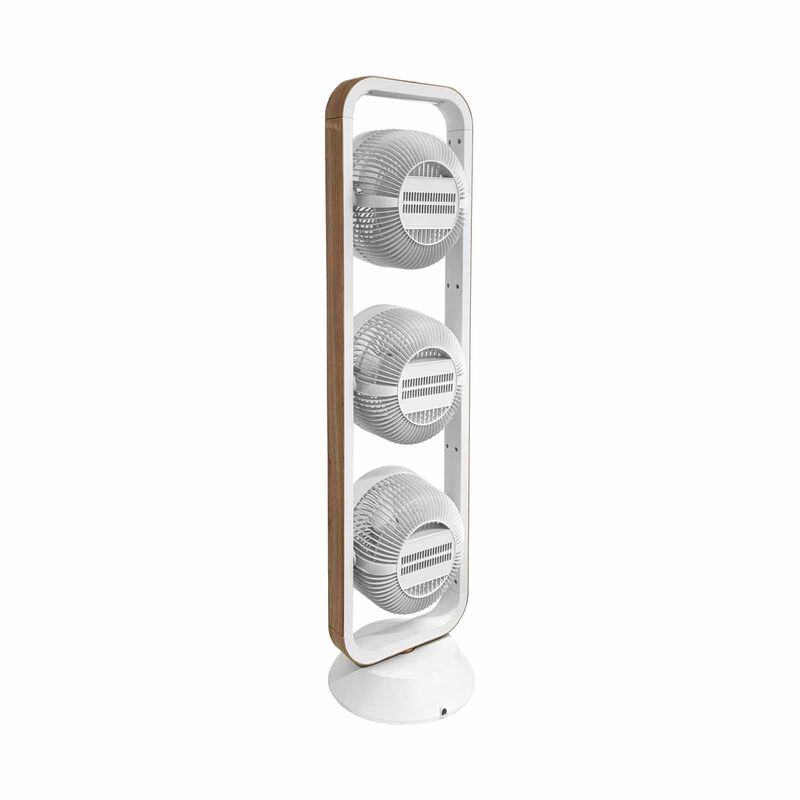 EUROPACE 9 In Trio Oscillating Stand Fan (white) EQQ7931S WHITE-image 3