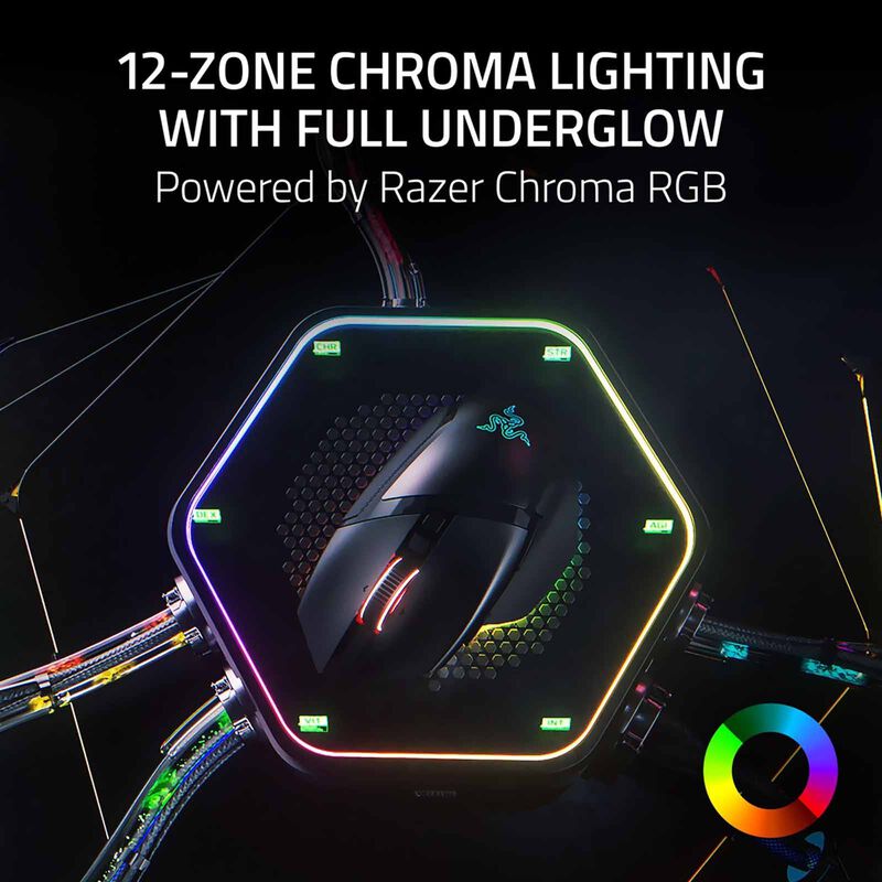 RAZER Basilisk V3 Pro 35k - Ergonomic Wireless Gaming Mouse - Phantom White Edition - Ap Packaging RZ01-05240400-R3A1-image 6