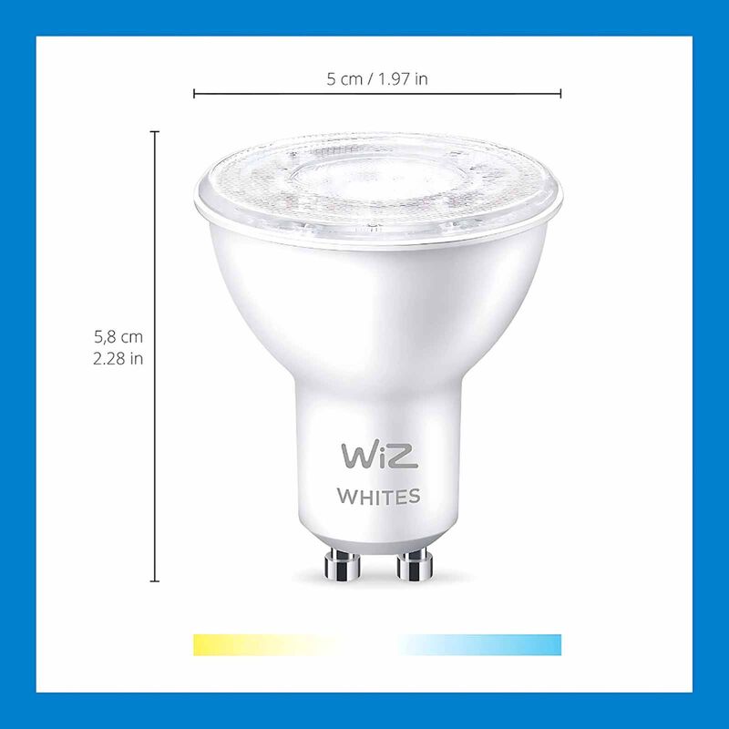 WIZ Ble 4.7w Gu10 Glass 345 Lm White 929003772222-image 8