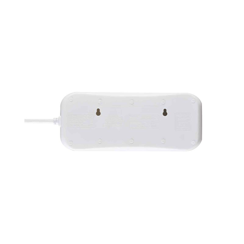 MASTERPLUG 13a 8 Socket Surge 2m Wh SRG82N-image 3